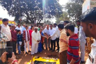 ಛತ್ರಪತಿ ಶಿವಾಜಿ ಮೂರ್ತಿ ಸ್ಥಾಪನೆ ಕಾಮಗಾರಿಗೆ ಚಾಲನೆ