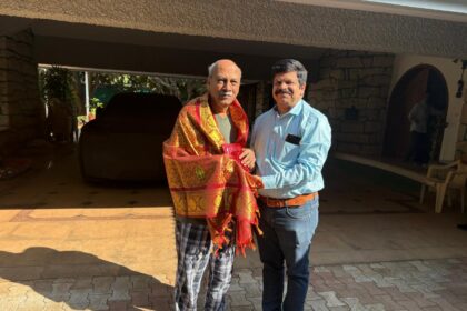 ಡಾ.ಪ್ರಭಾಕರ ಕೋರೆಯವರಿಗೆ ಪ್ರಗತಿ ಮೀಡಿಯಾ ಹೌಸ್ ವತಿಯಿಂದ ಸನ್ಮಾನ