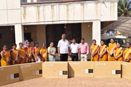 ಶಿಕ್ಷಣ ಮತ್ತು ಡಿಜಿಟಲ್ ಸಬಲೀಕರಣಕ್ಕೆ ಆದ್ಯತೆ – ಅಂಗನವಾಡಿಗಳಿಗೆ ಟಿವಿ ವಿತರಣೆ 