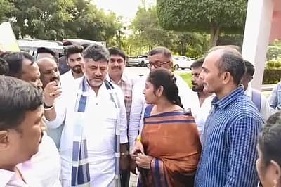 ಡಿಸಿಎಂ ಡಿಕೆಶಿ ಭೇಟಿಯಾದ ವೀರಪ್ಪನ್ ಪುತ್ರಿ ವಿದ್ಯಾರಾಣಿ